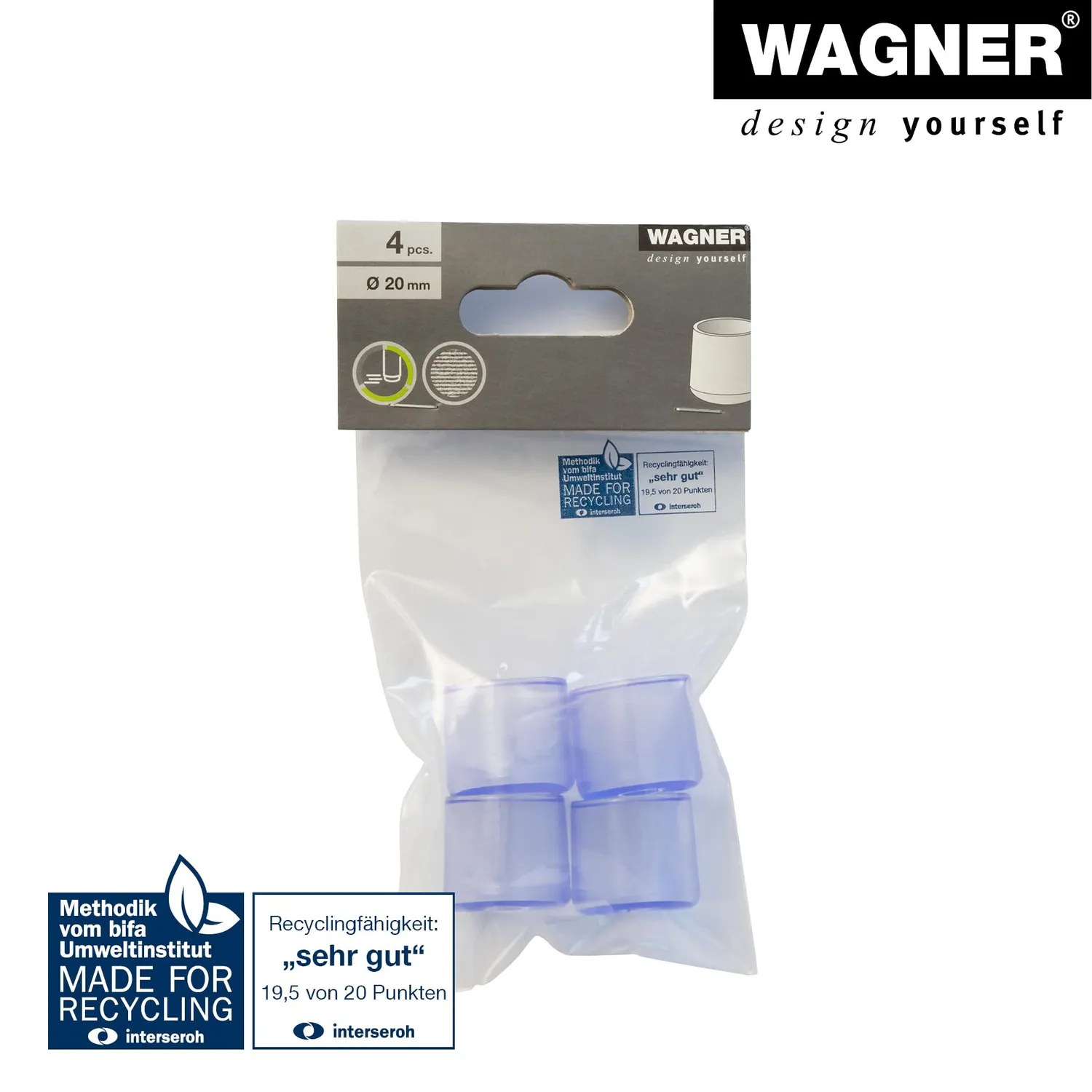 Wagner EH 0672 15067299 tappi tubo acciaio Ø20/24 4pz