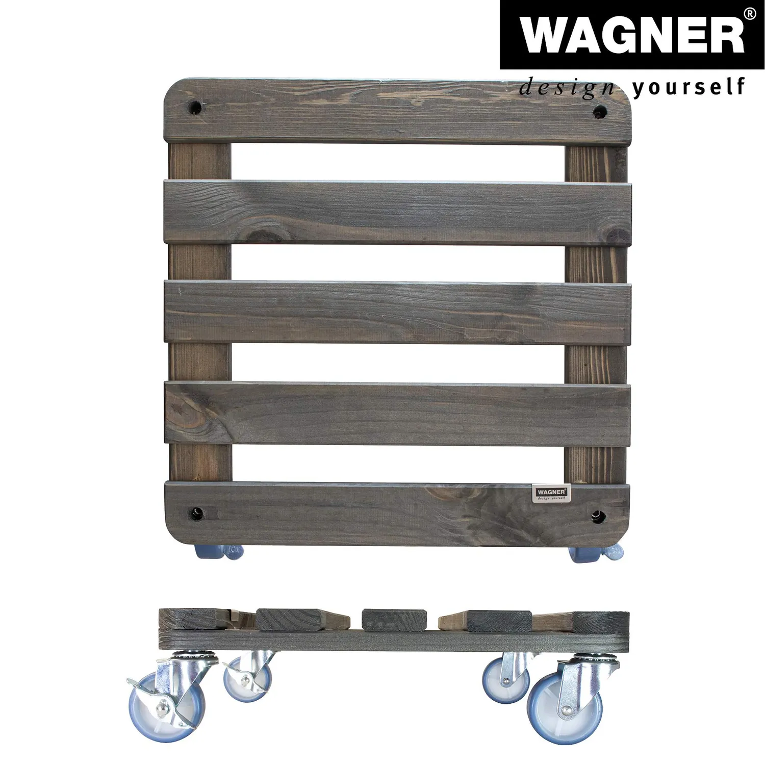 Wagner Vintage Carrello Piante 40x40 cm Grigio 200 kg