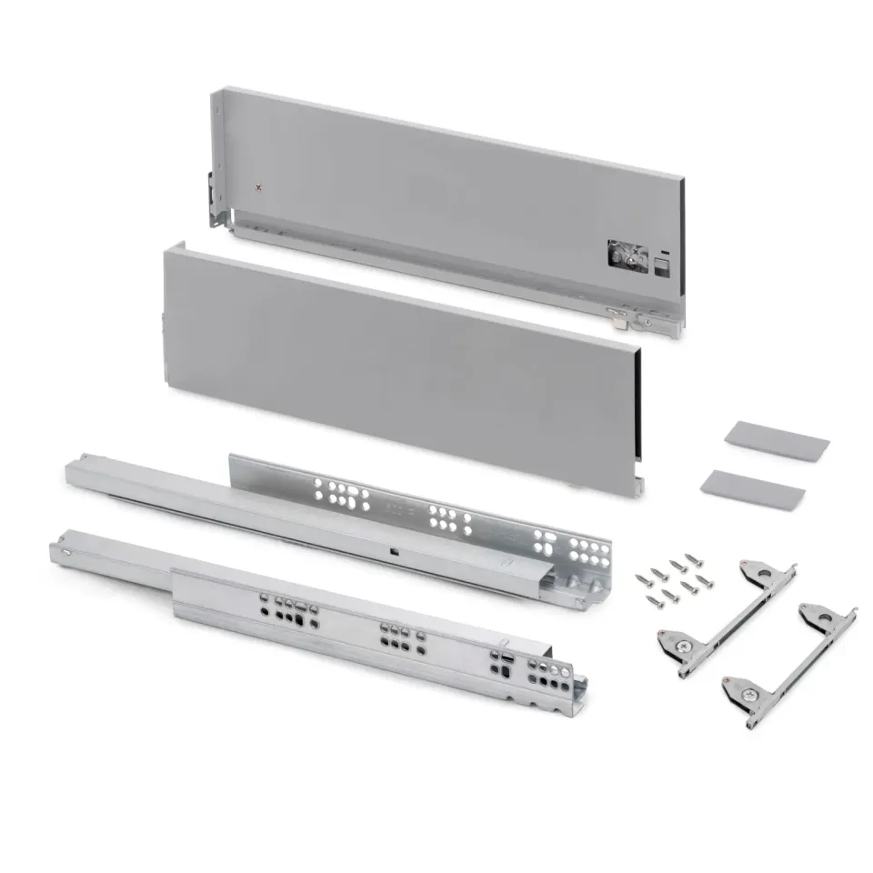 Emuca Vertex Kit cassetto cucina H178 P350 grigio soft 40kg