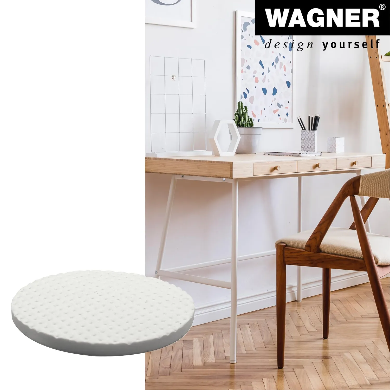 Wagner 16025099 Soft Pads EVA Bianchi 50mm 4 Pezzi