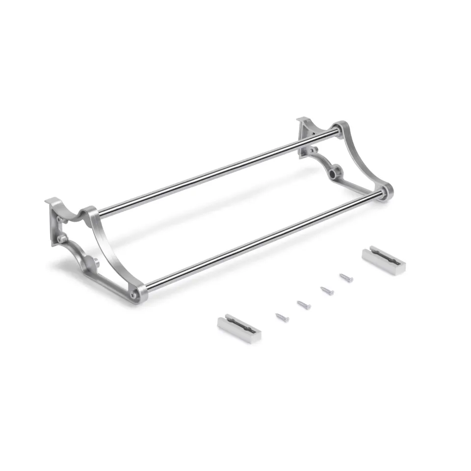 Emuca 6211225 portascarpe armadio grigio 560-1000 mm plastica
