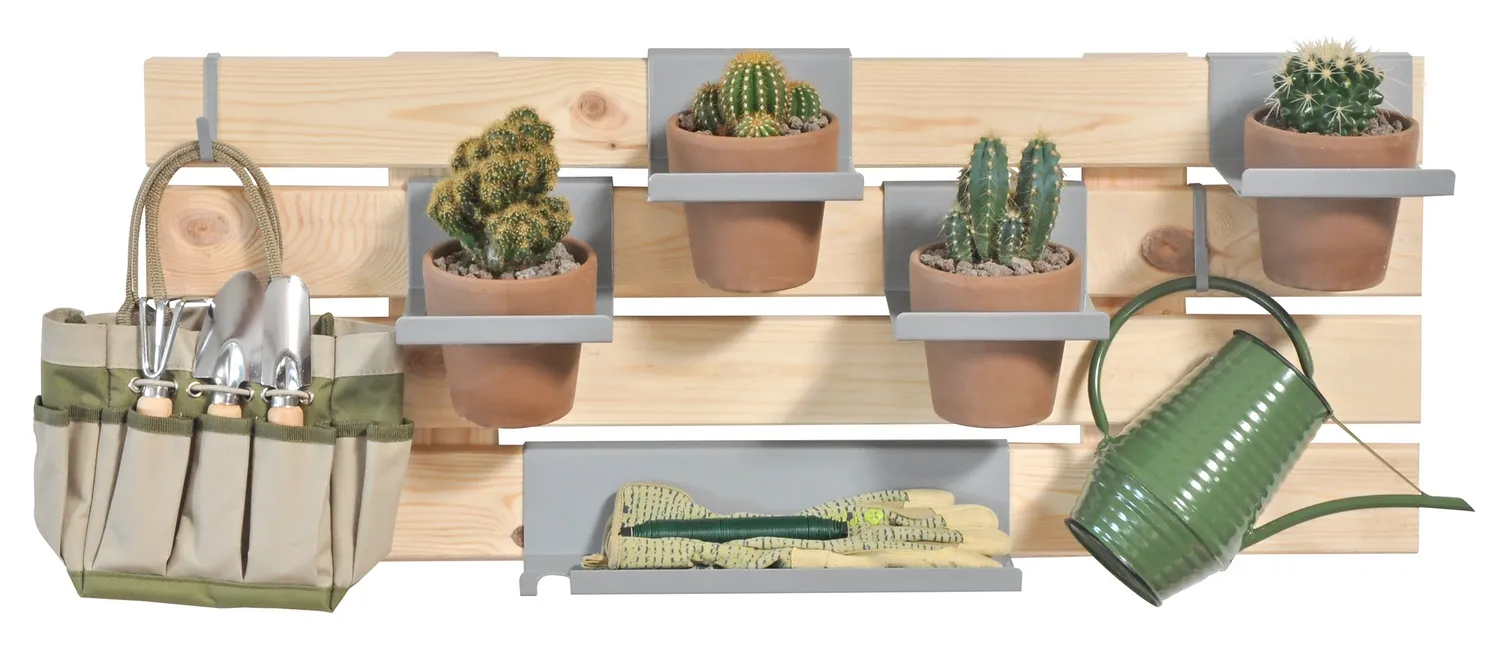 Wagner GreenFamily GreenWall parete fiori legno 79x31 cm