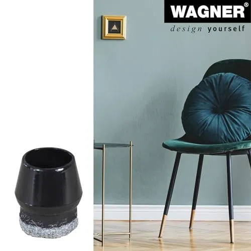 Wagner EH 0655 15065599 tappi tubo feltro Ø12-17 4pz neri