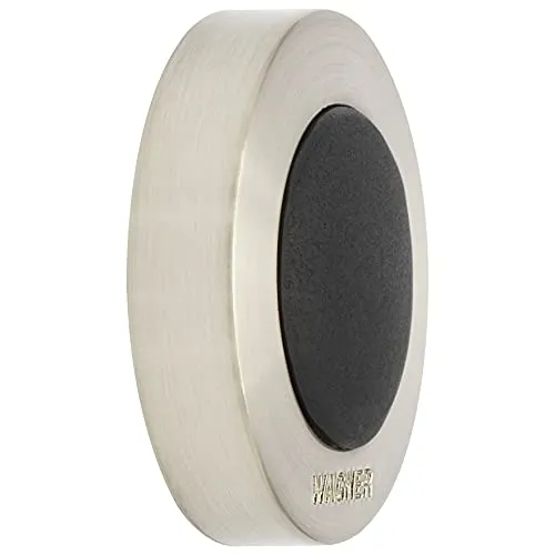 Wagner 15514011 Fermaporta Muro Ø38mm Effetto Inox