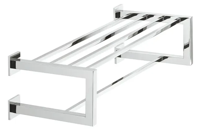 Gedotec h3205 portasciugamani parete doppio cromo 600 mm