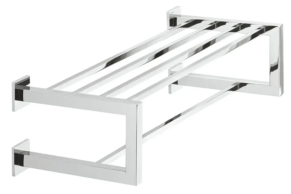 Gedotec h3205 portasciugamani parete doppio cromo 600 mm
