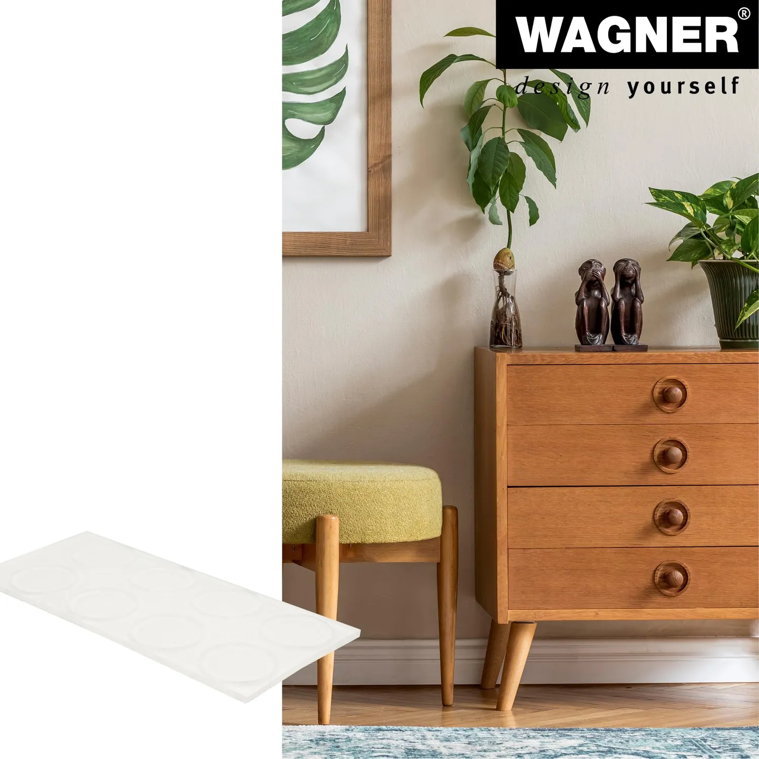 Wagner 15300199 EH 3001 gommini elastici trasparenti 24 pezzi
