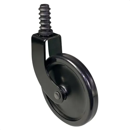 Wagner RO 9086 rotella carrello tè nera 75 mm rigida