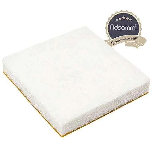 Adsamm Feltrini Alta Densità 30x30 mm 4 Pezzi Bianchi 5,5 mm