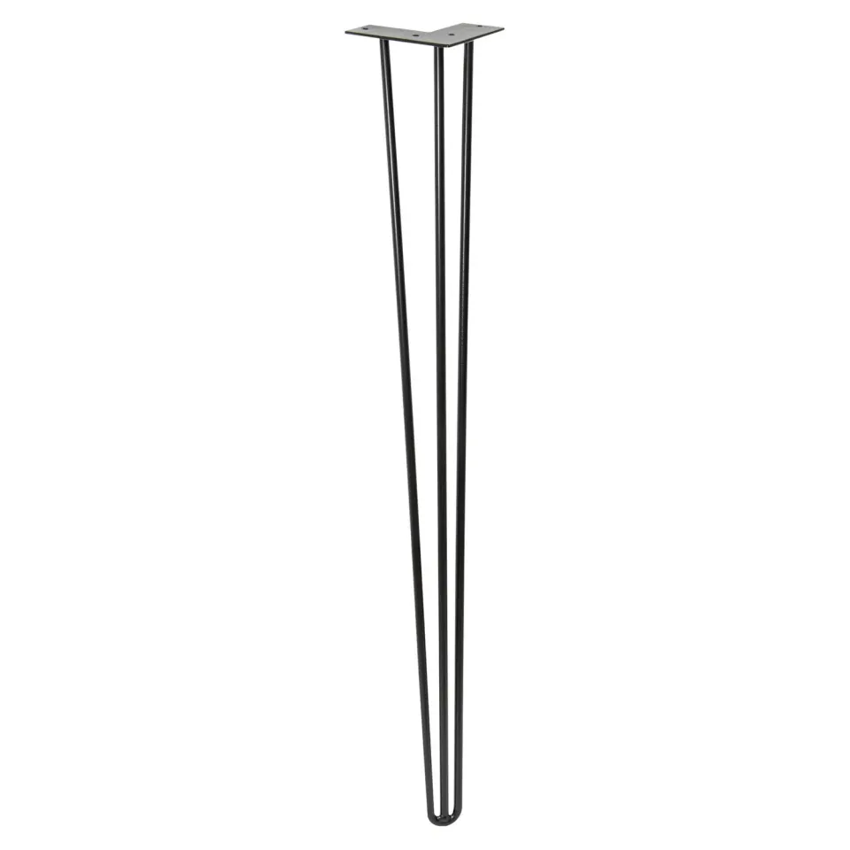 Wagner Hairpin ST 8286 gamba tavolo 86 cm nera 1 pz