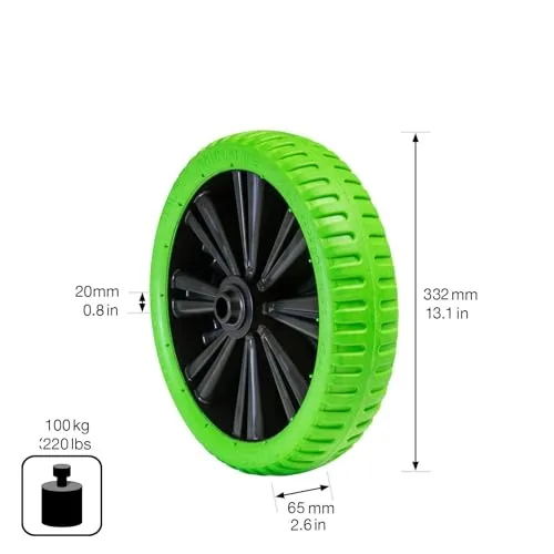 Wagner 04833201 ruota carriola 332x65 antiforatura 150 kg