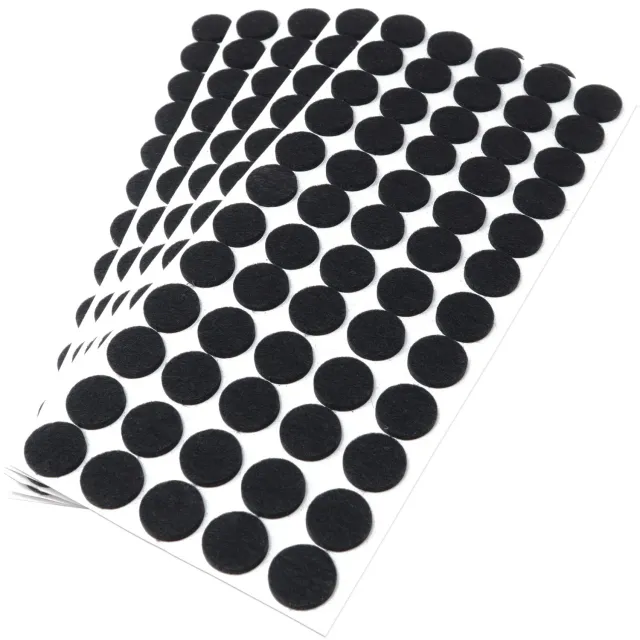 Adsamm feltrini autoadesivi rotondi 20 mm neri 300 pz