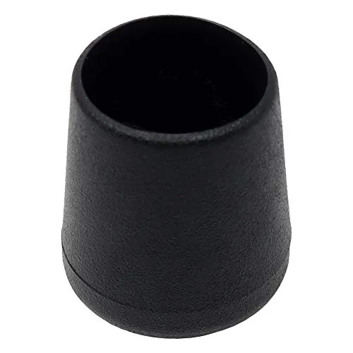 Adsamm Puntale Avvolgente Tondo Ø 19-20 mm Nero 1 pz in PVC