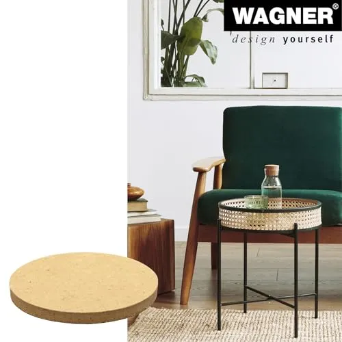 Wagner SYNO 16103599 pattini autoadesivi 35 mm marrone 4 pezzi