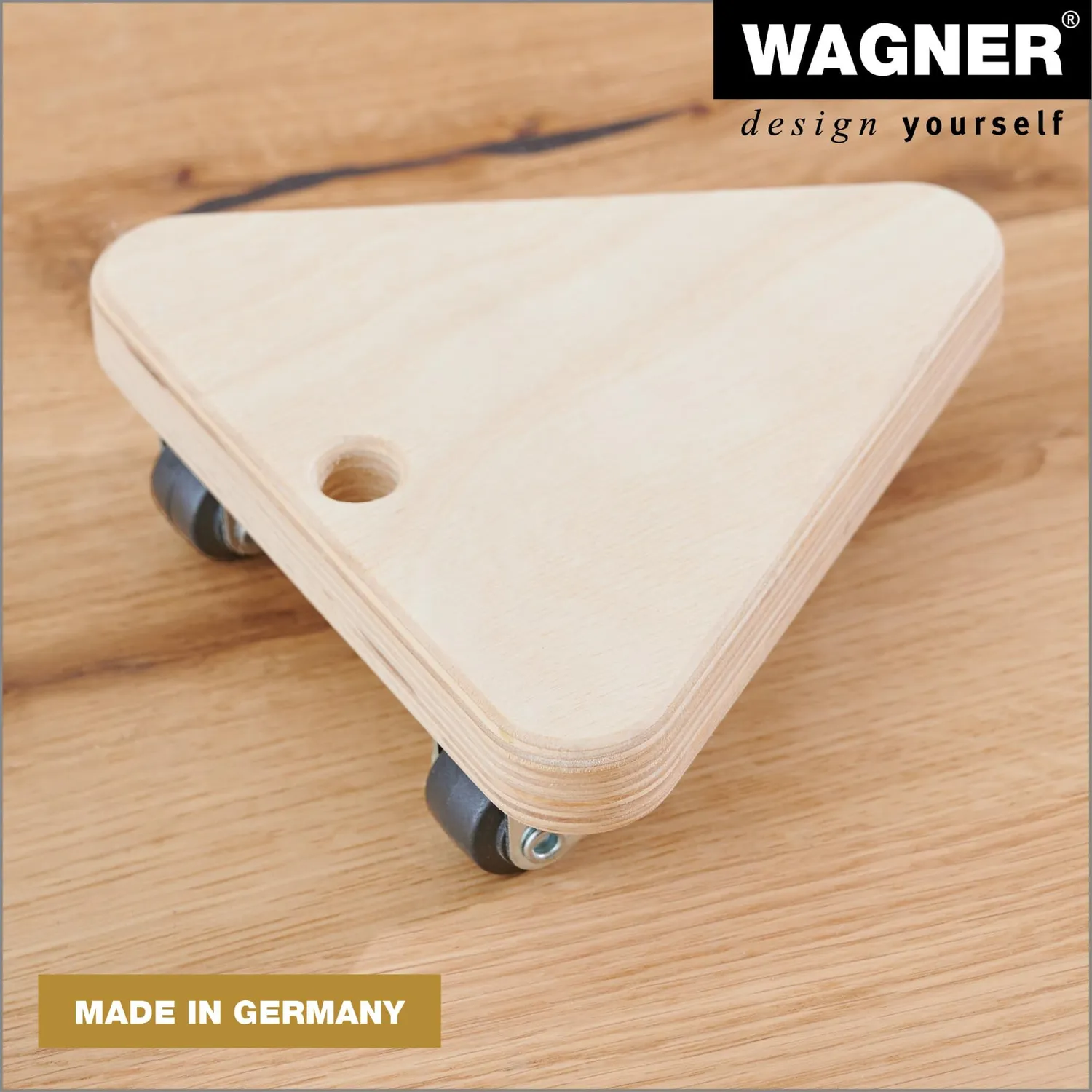 Wagner Carrello Trasporto Triangolare 14 cm 100 kg 1 pz