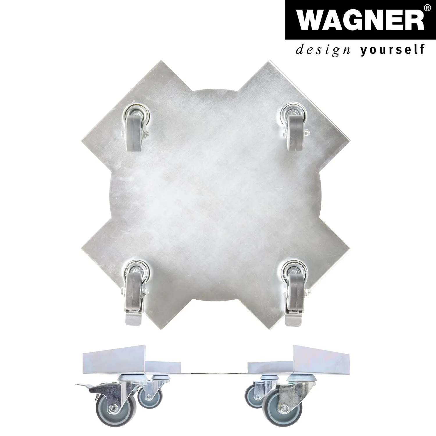 Wagner Steel Design GH 7010 sottovaso ruote Ø38 cm