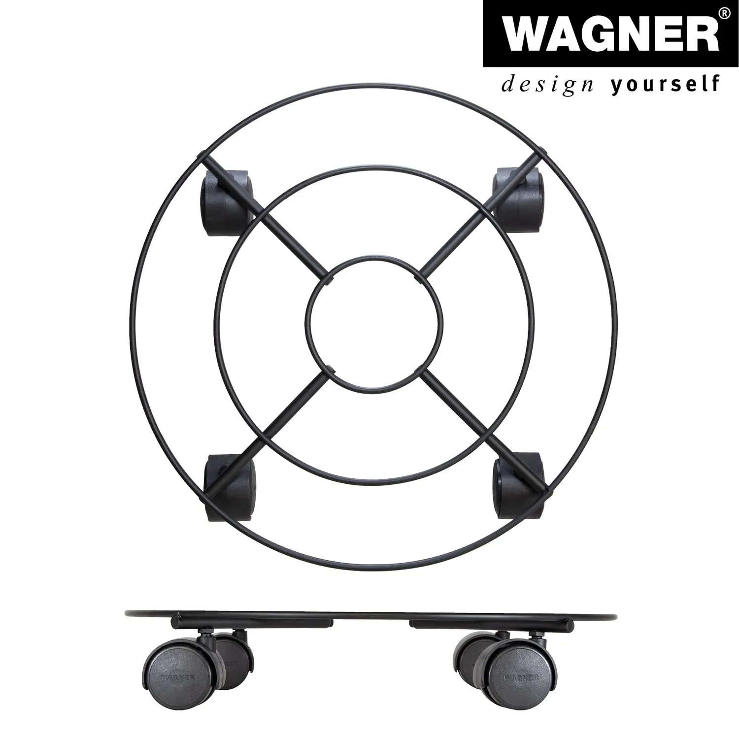 Wagner DRAHT GH 0945 carrello piante tondo 35 cm 60 kg