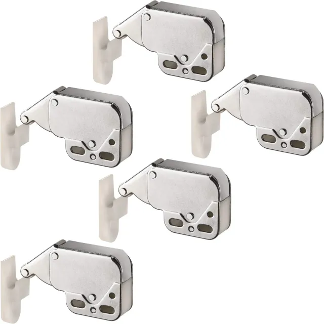Gedotec Mini-Latch scrocco a pressione 5 pezzi nichelato