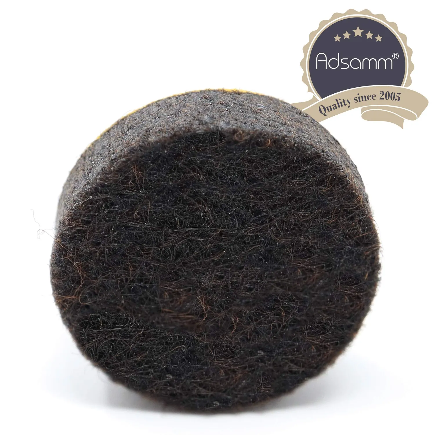 Adsamm feltrini autoadesivi Ø 18 mm marroni 4 pezzi feltro