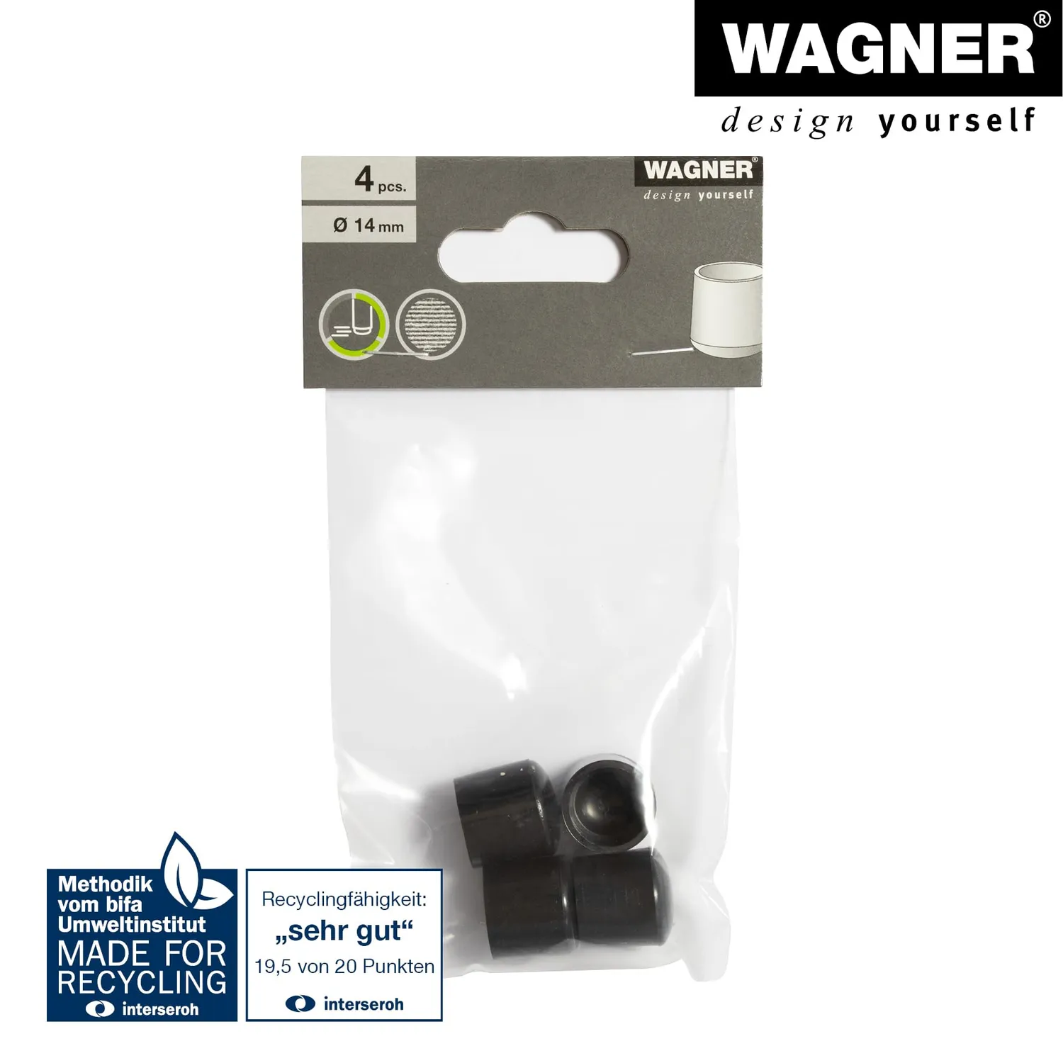 Wagner 15061499 EH 0614 tappi tubi acciaio tondi 4 pezzi