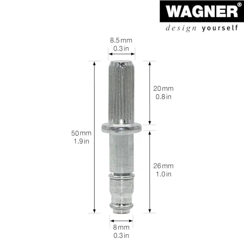 Wagner RO 0096 perno scanalato 2 pezzi 8,5/8 mm acciaio