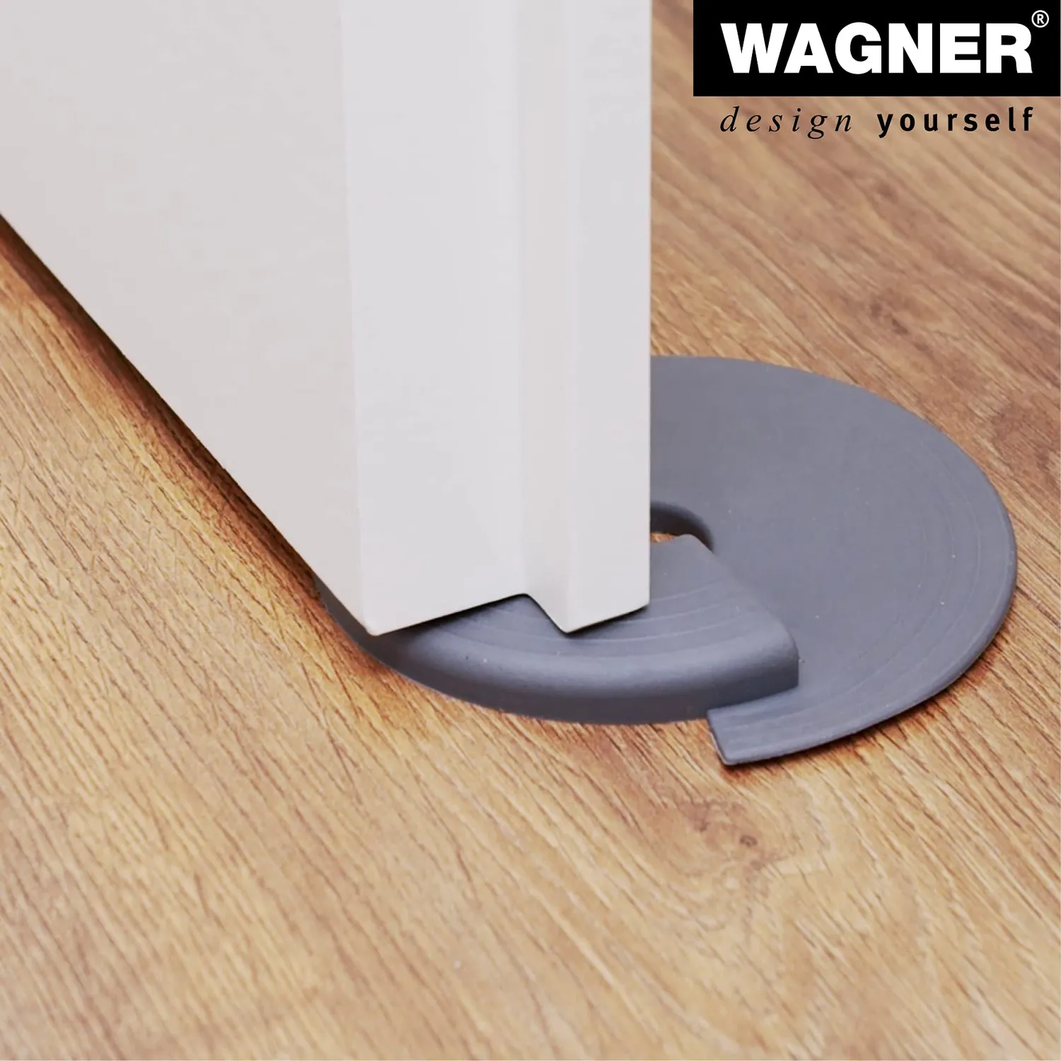 Wagner Stop fermaporta a cuneo grigio Ø110x13 mm elastomero