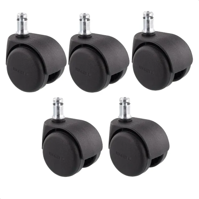 Wagner Ruote Sedia Ufficio Duro Ø 50 mm Perno 11 mm 5 pz