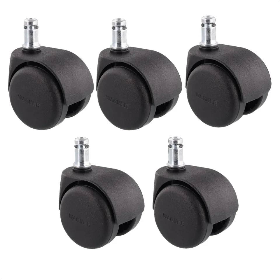 Wagner Ruote Sedia Ufficio Duro Ø 50 mm Perno 11 mm 5 pz