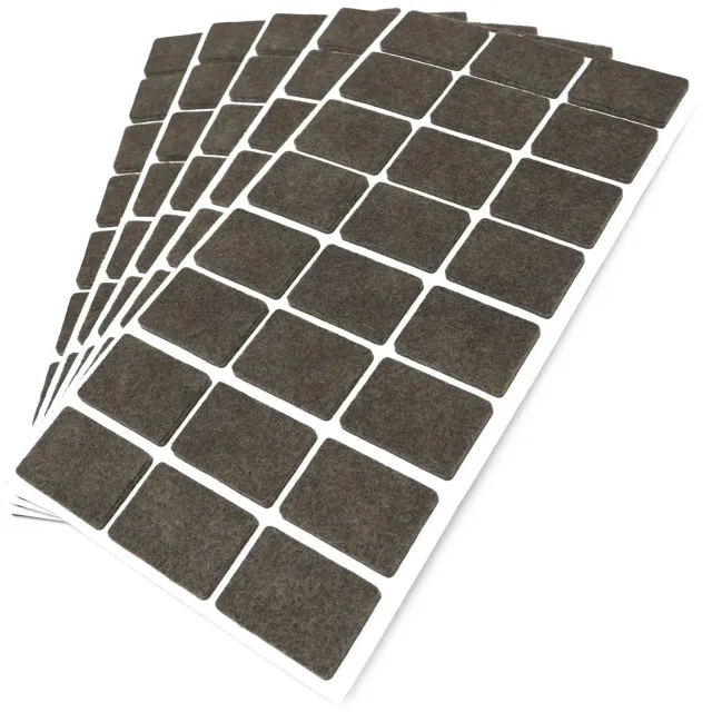 Adsamm feltrini autoadesivi marroni 25x35 mm 120 pezzi