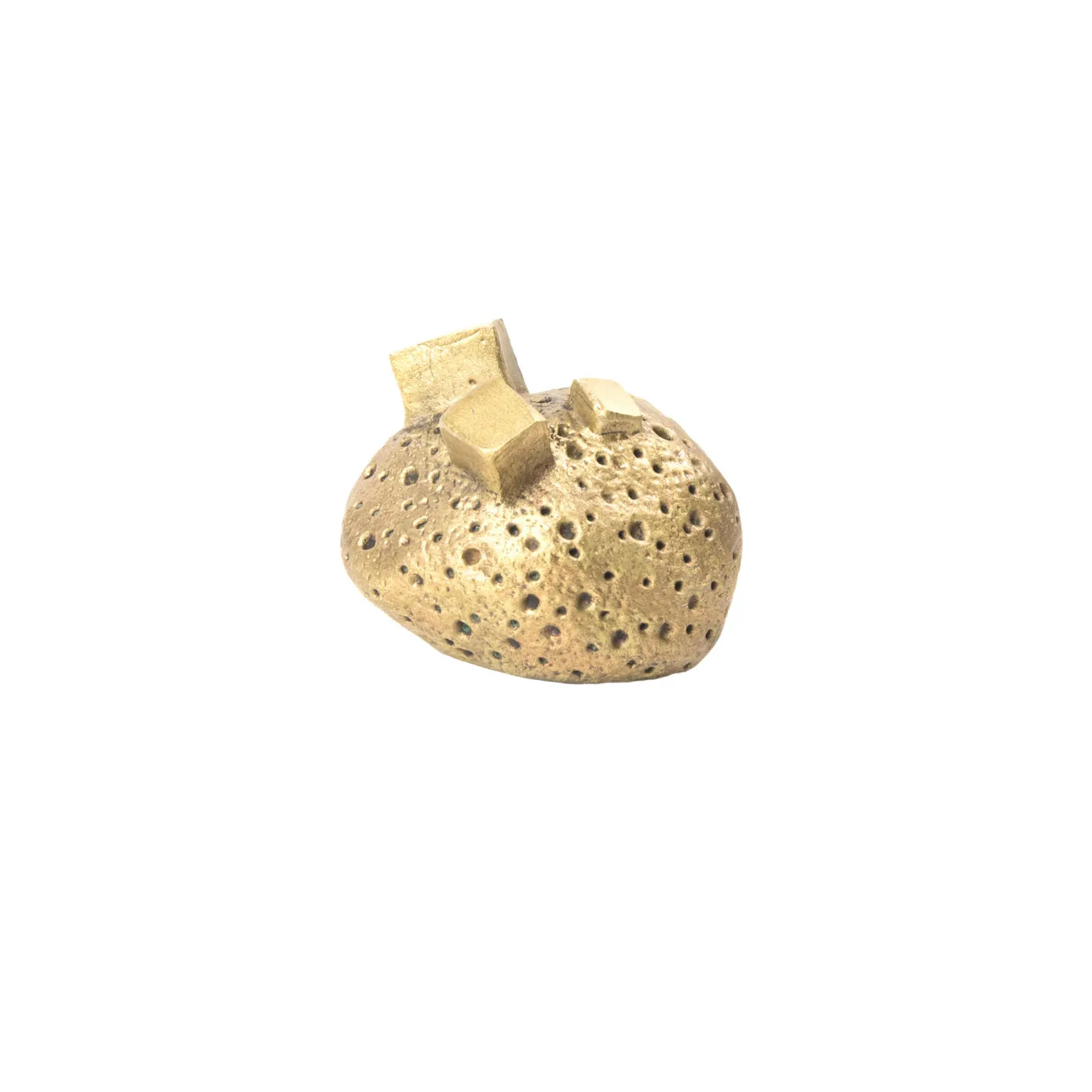 NIVA Design Pietra pomello ottone pack minerale geometrico