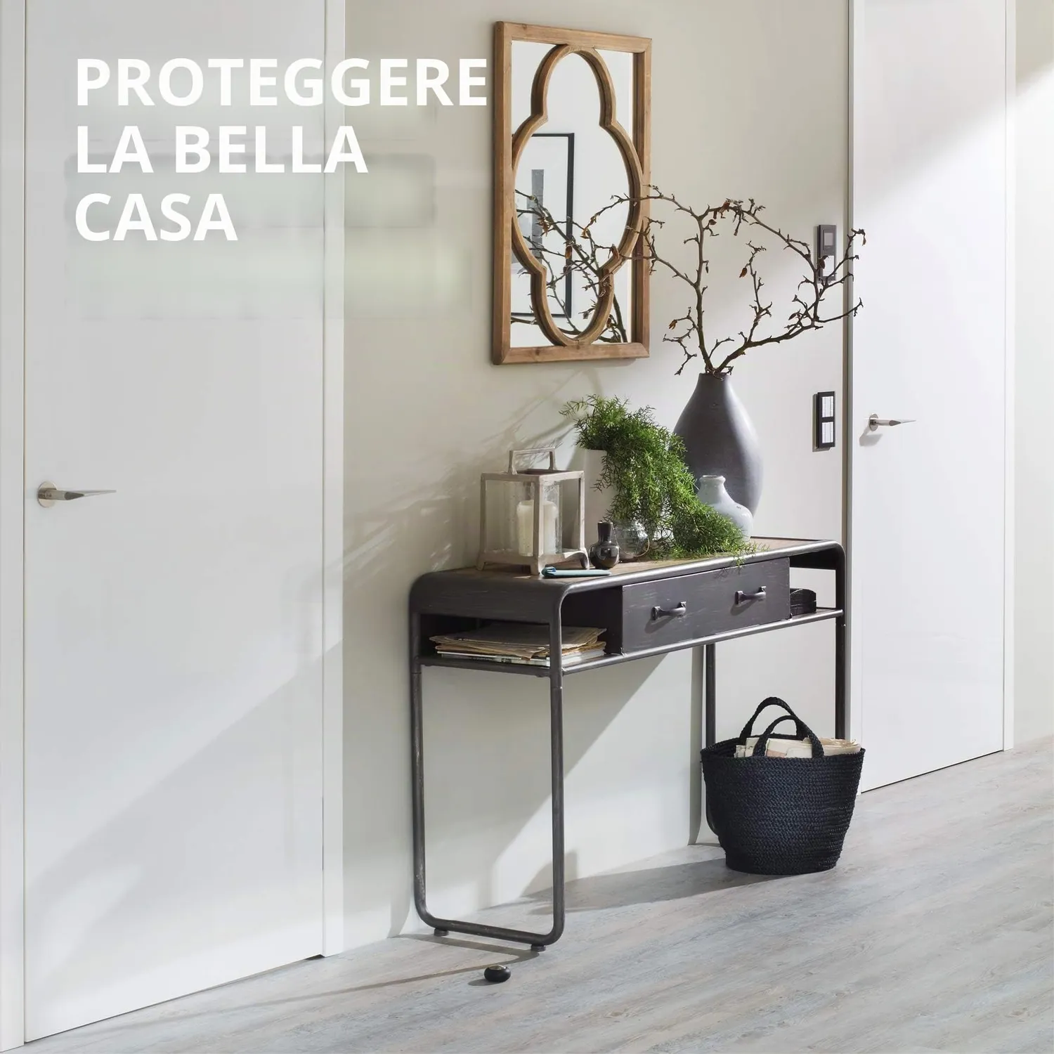 Wagner Comfort Fermaporta Cuneo 195 mm Nero Acciaio