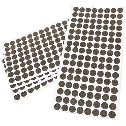 Adsamm feltrini ultrasottili Ø 12 mm marroni 640 pezzi