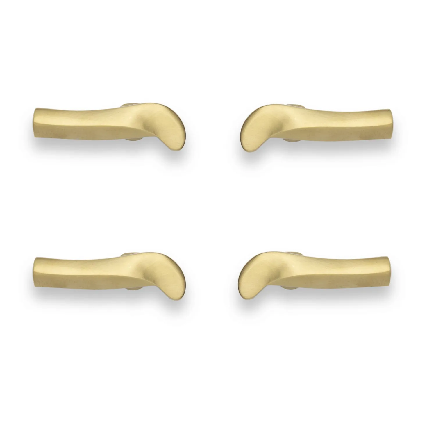 NIVA Design Prisma pomello ottone destro lucido