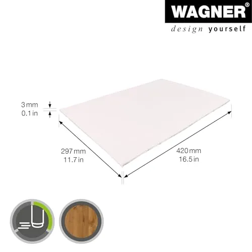 Wagner 15176300 EH 1763 feltro adesivo bianco A3 ritagliabile