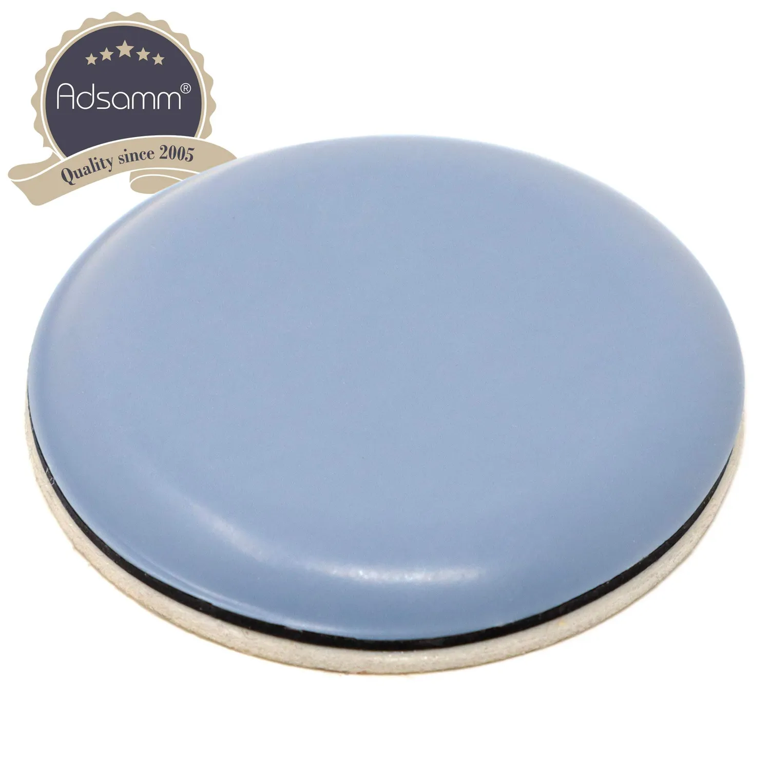 Adsamm pattini PTFE adesivi Ø40 mm grigi 16 pz 5 mm