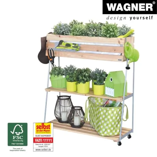 WAGNER GreenFAMILY GreenRACK aiuola rialzata 87x103 cm legno