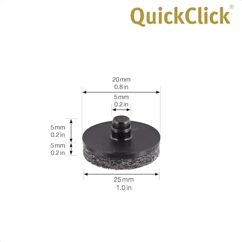 Wagner QuickClick 16783500 inserti lana 4 pezzi Ø25mm