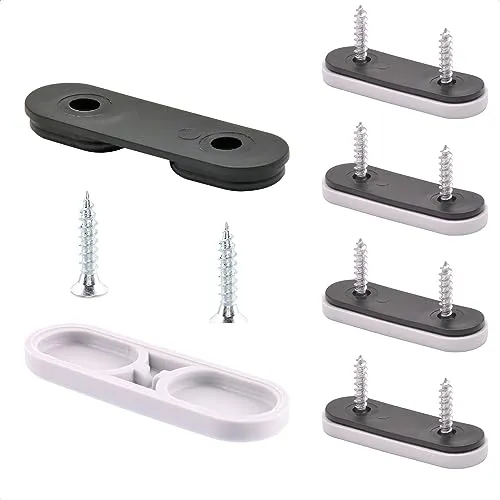 WAGNER QuickClick Tandem scivoli per mobili Base Hyper 4 pezzi plastica