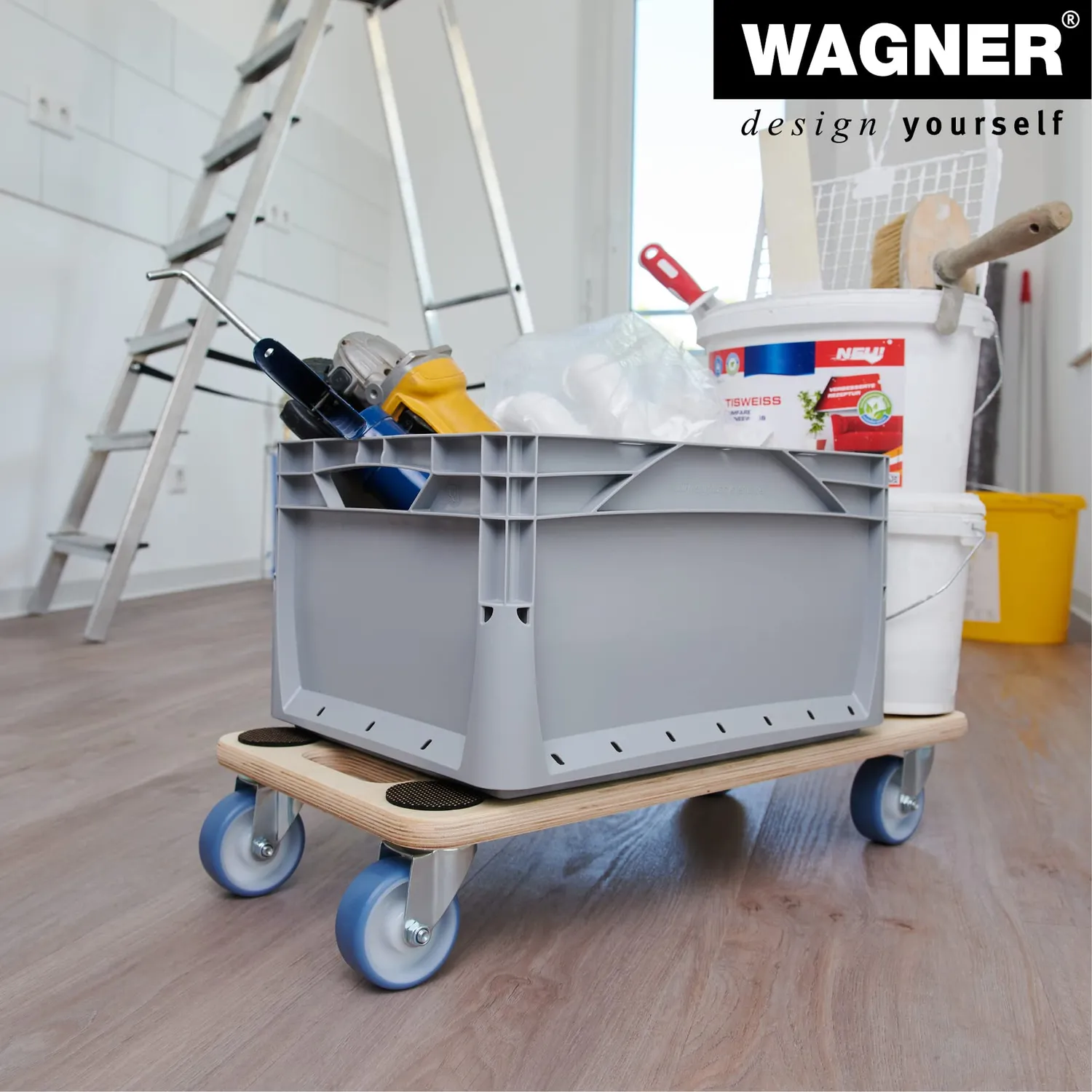 WAGNER MM 1128 carrello trasporto 200 kg 59x29 cm