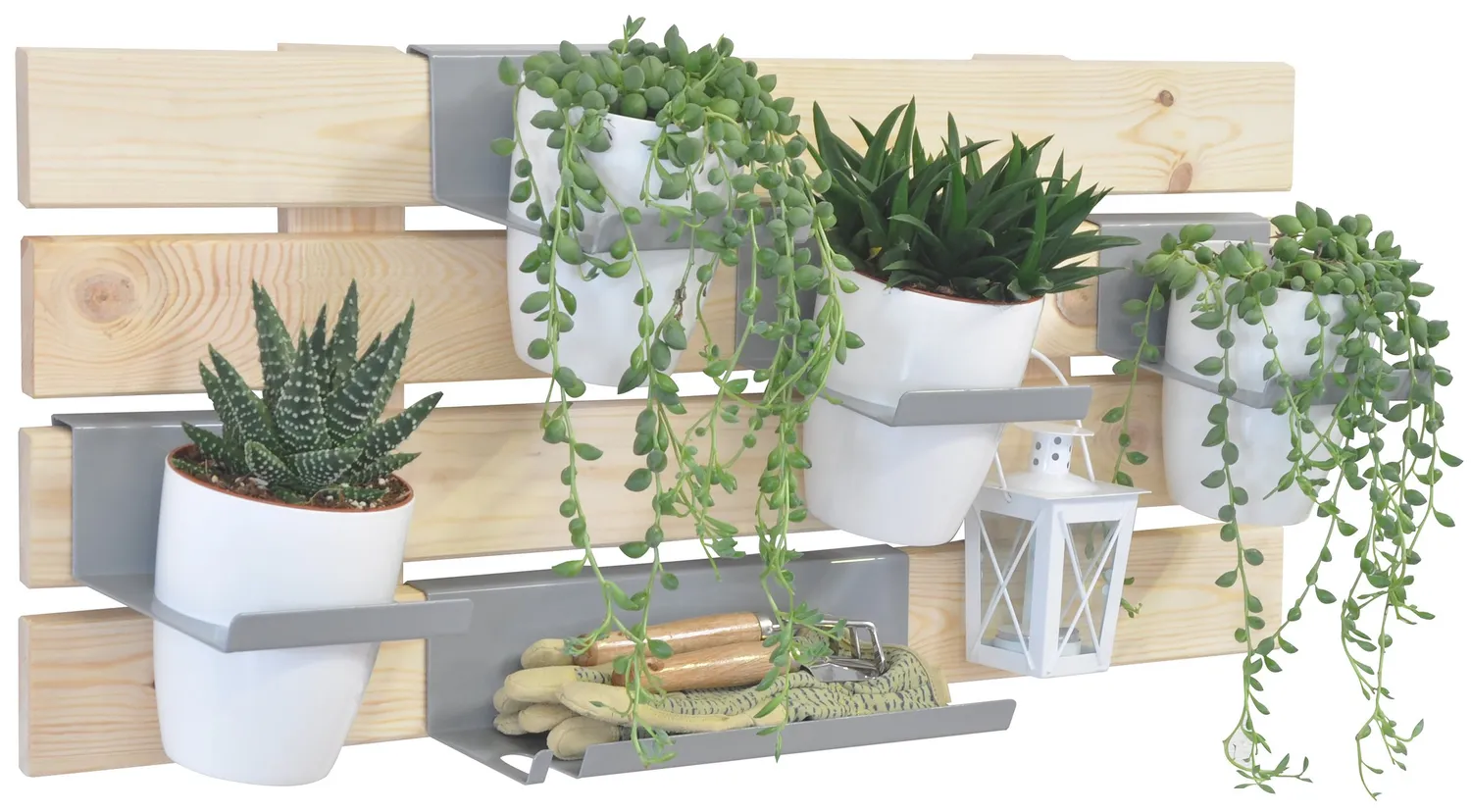 Wagner GreenFamily GreenWall parete fiori legno 79x31 cm