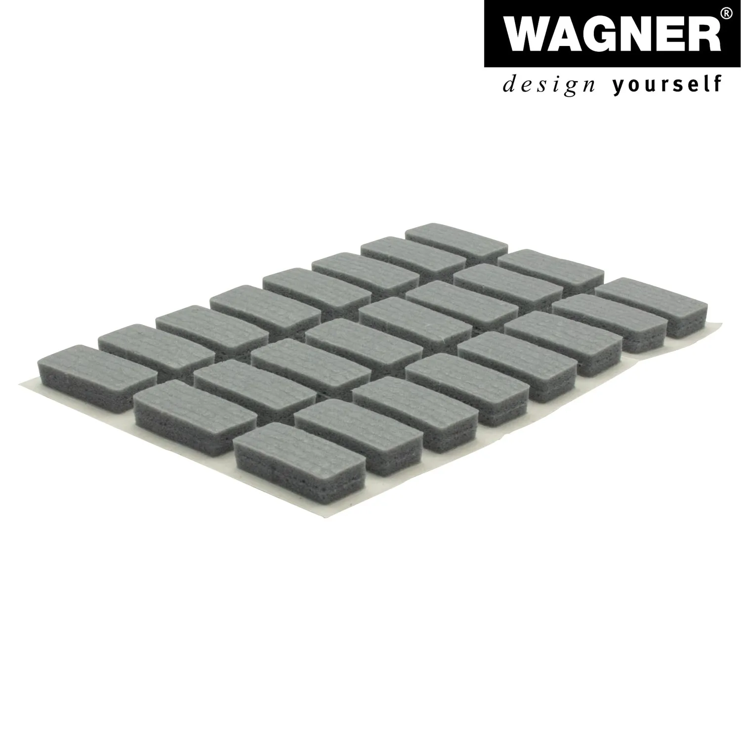 Wagner Soft Pads 16031699 cuscinetti EVA 8x16 mm 24 pezzi grigi