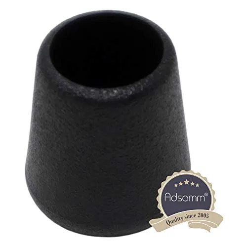 Adsamm Puntale Avvolgente Esterno Ø 10-11 mm Tappo 1 pz Nero Feltro