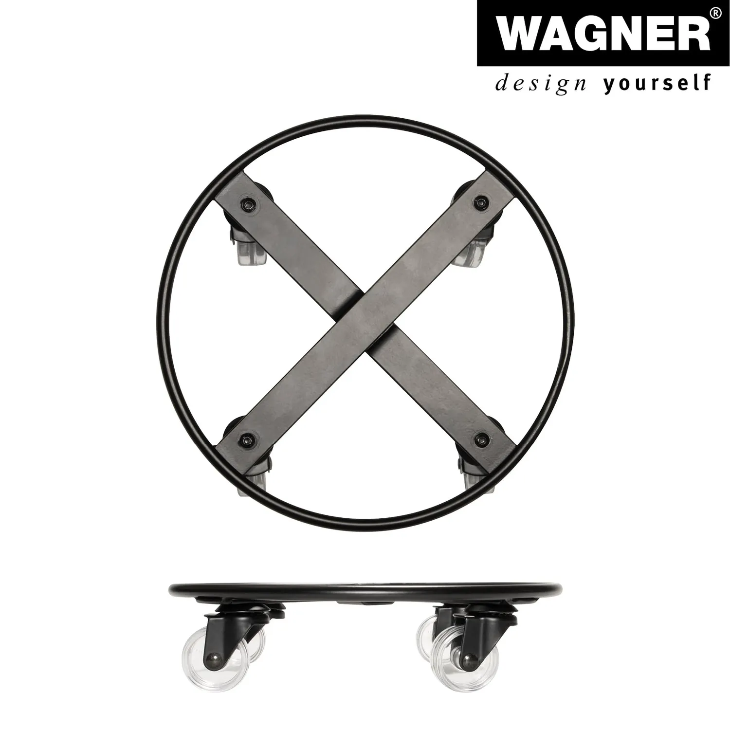 Wagner Skelett Small GH 0953 portavaso ruote Ø 25 cm 60 kg