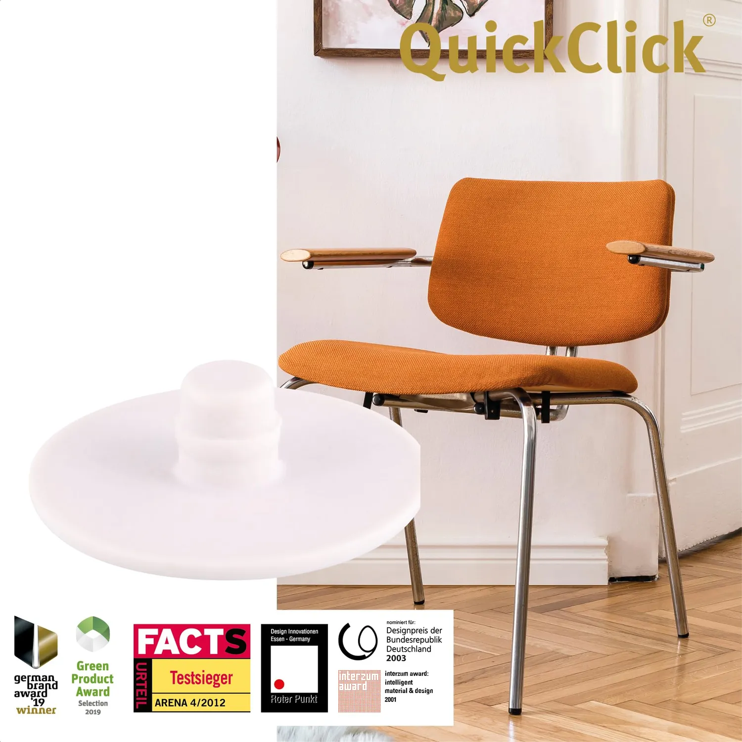 Wagner QuickClick 15788100 pattini ricambio Hyper 8pz Ø20 mm
