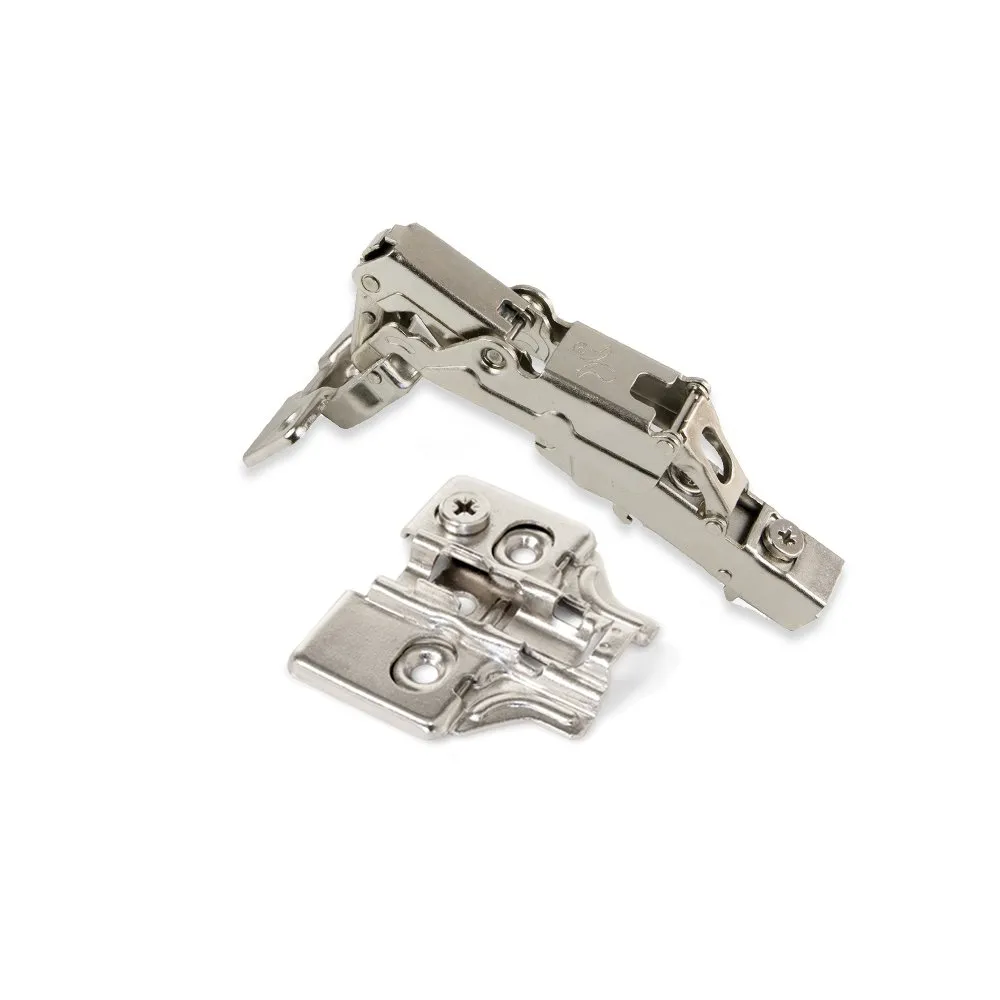 Emuca X91 Collo Dritto cerniera 165° titanio set 10 pezzi