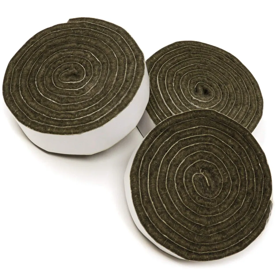 Adsamm Nastro feltro marrone 19x1000 mm 3 rotoli 3,5 mm