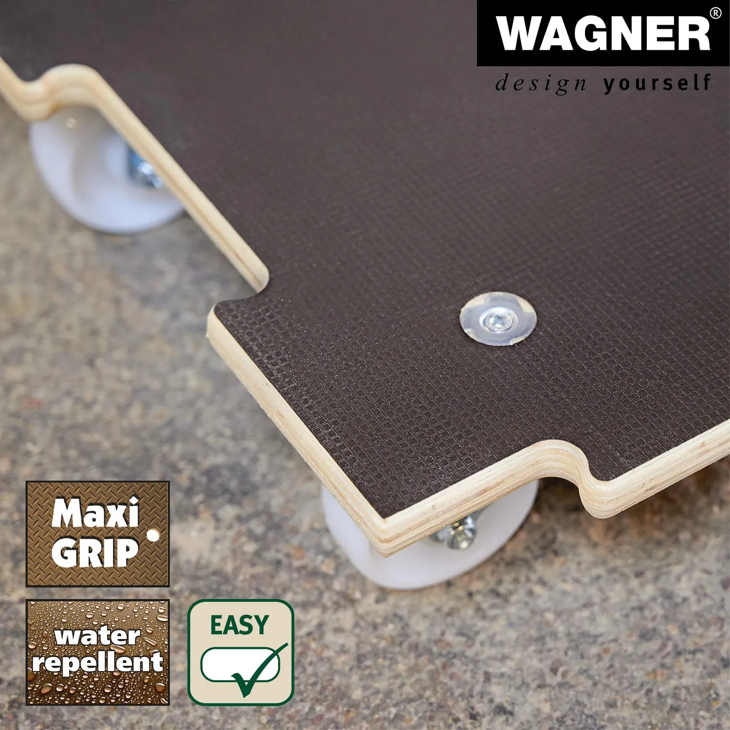 WAGNER MM 1382 carrello trasporto 59x39cm portata 250kg espandibile