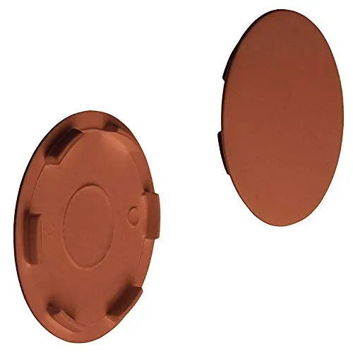 Gedotec Tappi Copriforo Ø 35 mm Marrone 10 Pezzi
