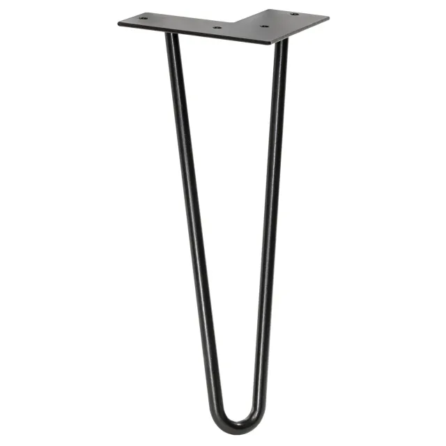 WAGNER Hairpin Leg ST 8230 gamba mobile 30 cm nera 1 pz