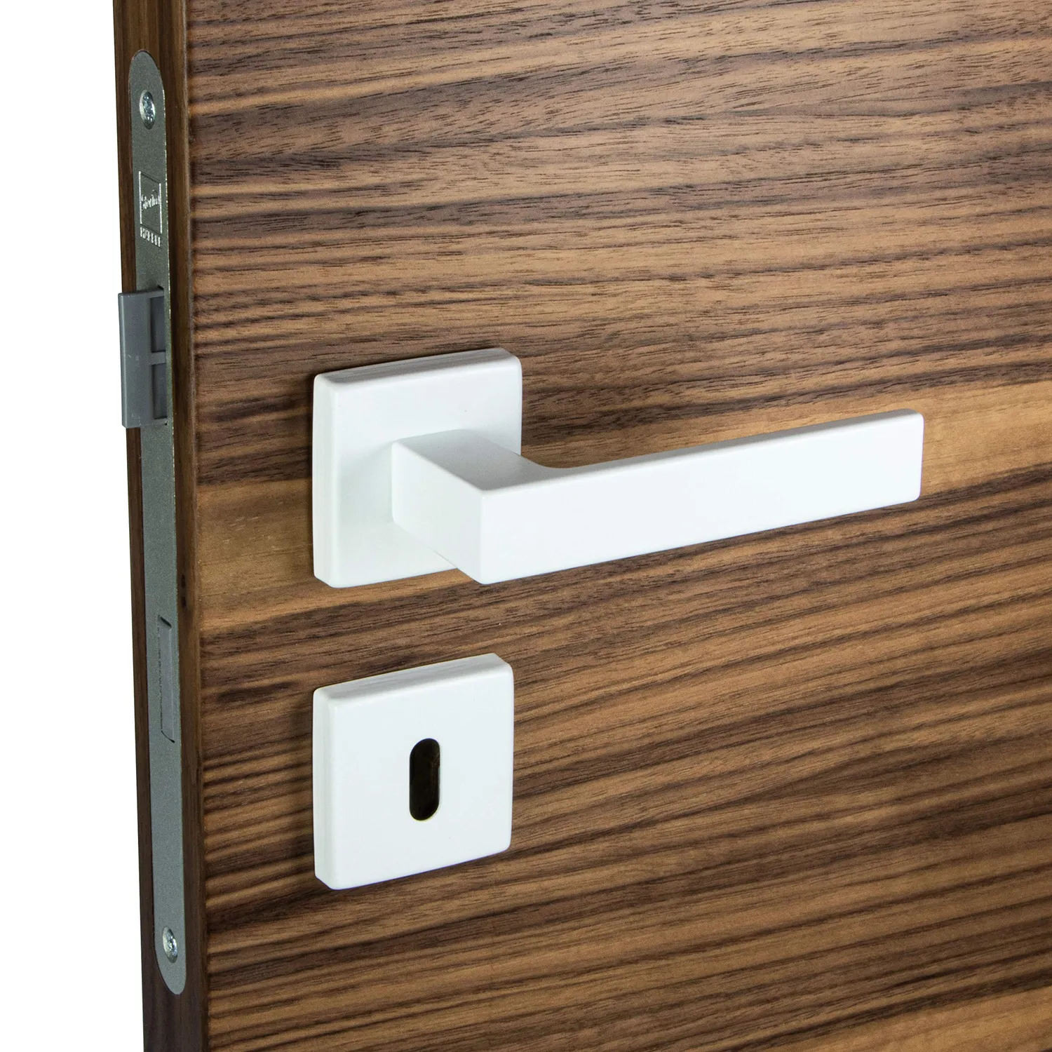 Gedotec PUSH 1317 maniglia porta set rosette bianco opaco BB